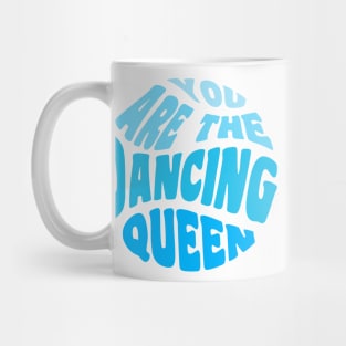 Dancing Queen Blue Gradient Mug